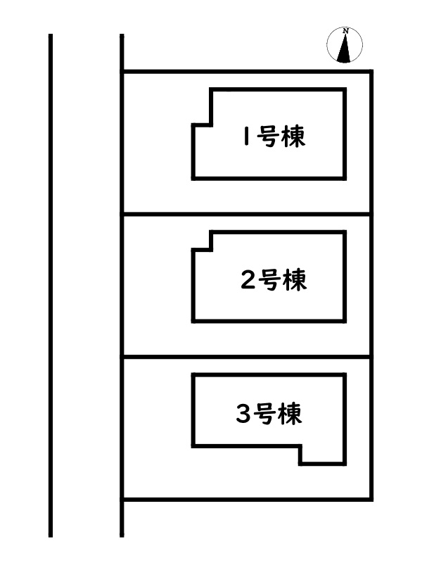 赤穂市片浜町3期/新築戸建の区画図