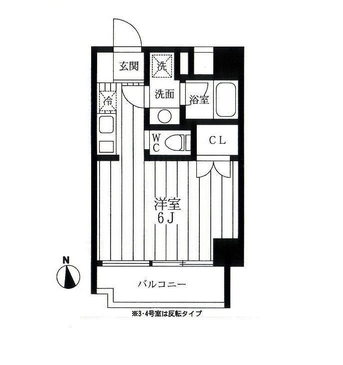 パークサイド木場(木場3丁目)の間取り