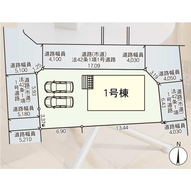 久留米市善導寺町飯田第6の区画図| 