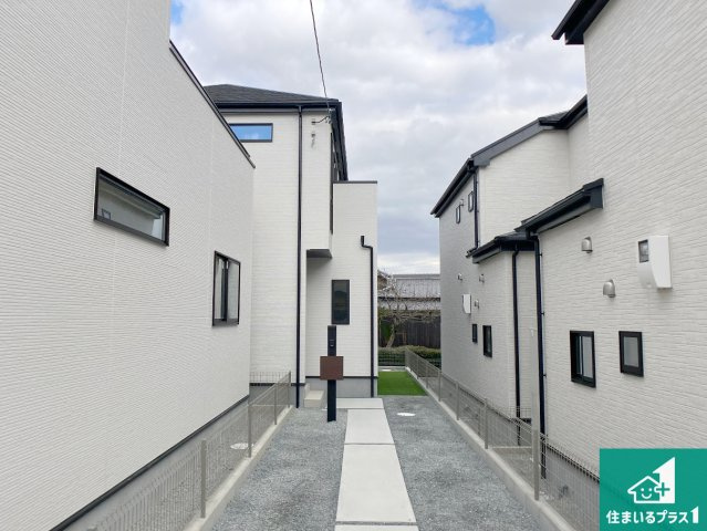 加古川市西神吉町岸　新築一戸建ての外観|お客様に長く安心して住んでいだだける事にこだわった家づくり！住んでからのアフターサービスにもしっかりと取り組んでいます！