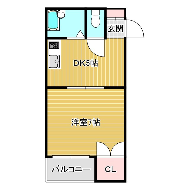 東海マンションの間取り