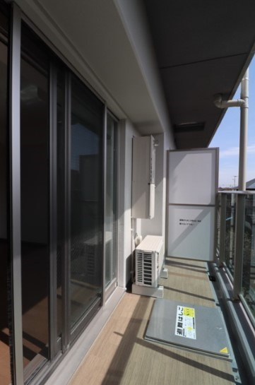 杉並区下井草５丁目の賃貸マンションのバルコニー
