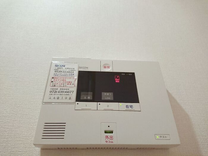 泉大津市寿町のハイツのセキュリティ