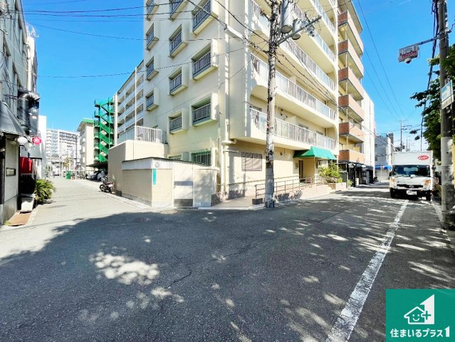 伊丹グリーンハイツの外観|車通りの少ない前面道路！お子様がいらっしゃるご家族でも安心！