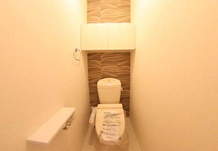 パシオーネB棟のトイレ|落ち着いたトイレです