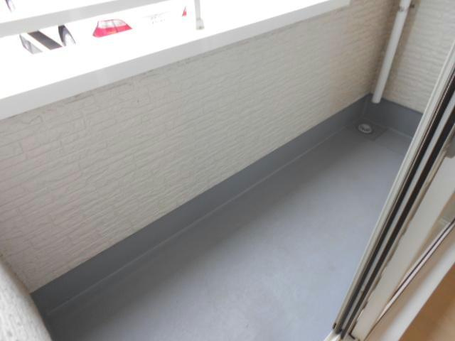 ハイツハピネスＢ館のバルコニー