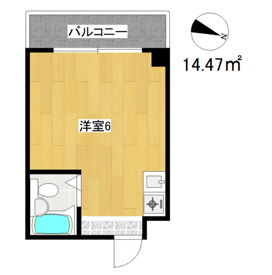 【間取り】 | ジオナ柴島Ⅱ