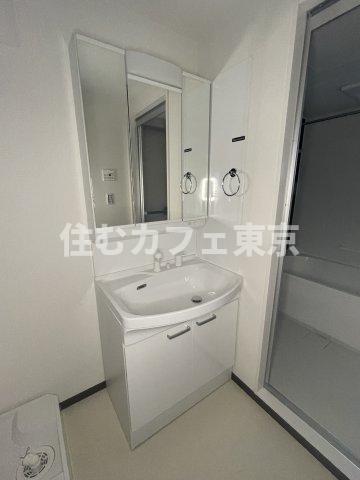 立川市栄町２丁目のアパートの洗面所