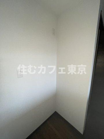 立川市栄町２丁目のアパートのキッチン|冷蔵庫置き場です