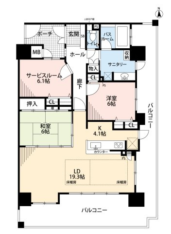 アルファステイツ宍道湖の間取り