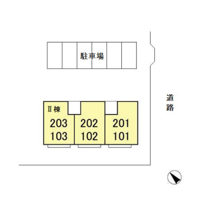 【区画図】 | グリーンハイツ Ⅱ