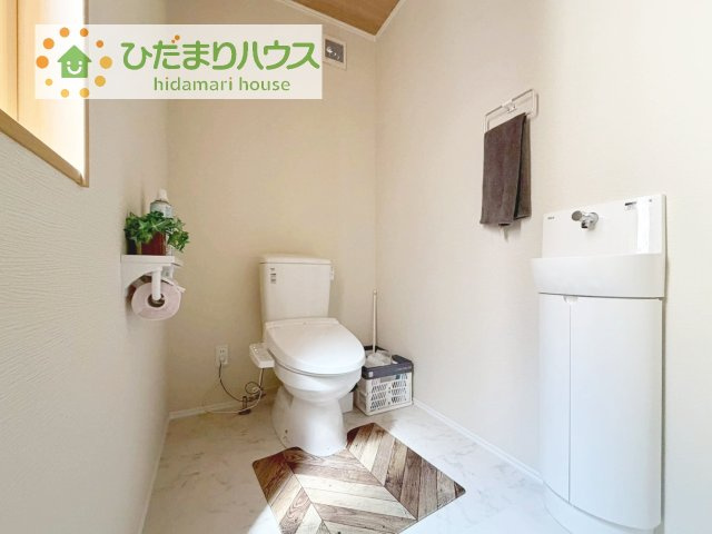 【トイレ】 | 坂東市岩井　新築戸建 | トイレは1F、2F共に完備！取り合いになることがありませんね(^^)/