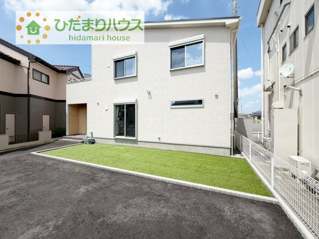 【庭】 | 坂東市岩井　新築戸建 | お子様の元気なお外遊びも、自宅のお庭なら安心ですね(^^♪