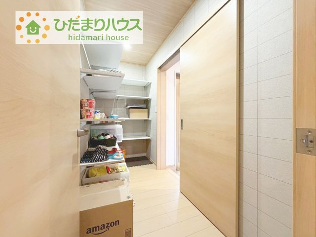 【収納】 | 坂東市岩井　新築戸建 | 玄関横に大容量の収納完備♪