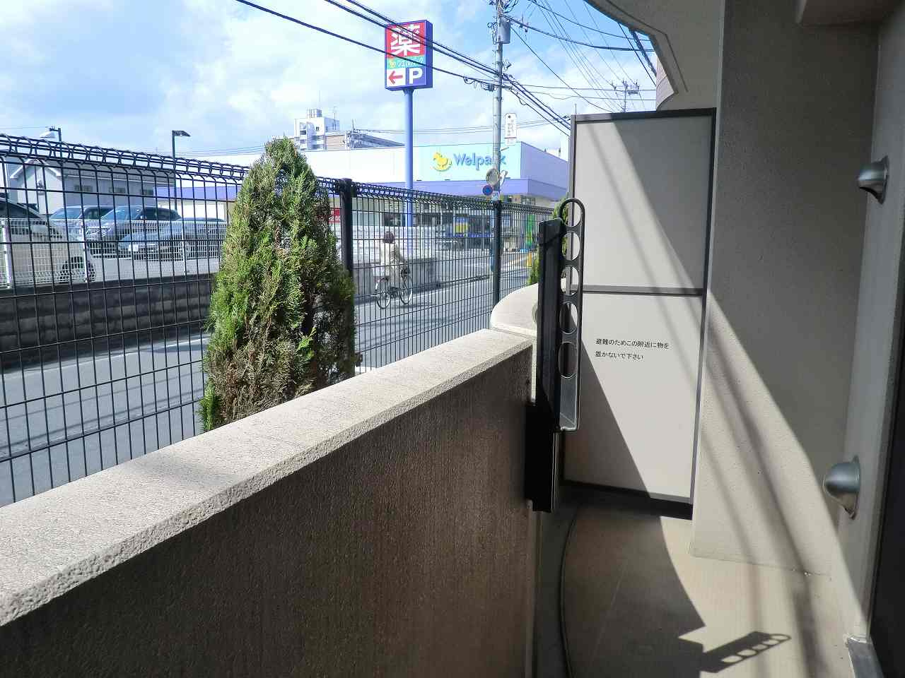 グランツモーデのバルコニー