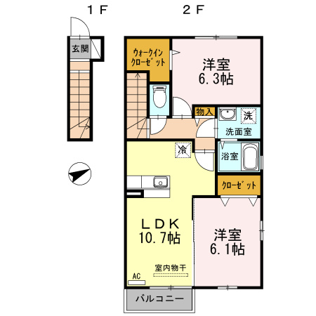 ラコスタの間取り