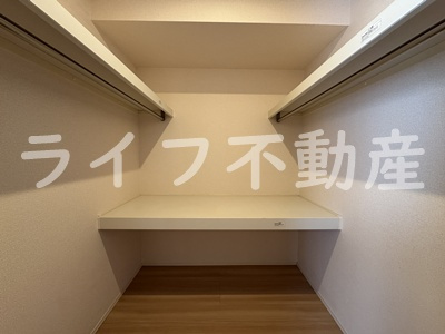 クローバー友井の収納|大きなスペースがあり、収納には困りません