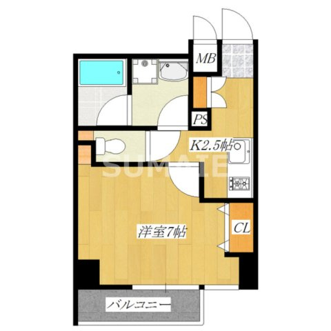 メイクスデザイン王子神谷の間取り|南向きで日当たり良好☆