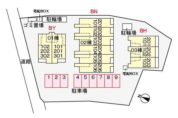 BN.BASEの区画図