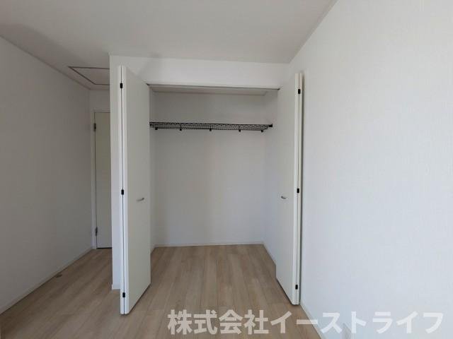 【新築戸建】　いわき市小名浜下神白第3の収納|1号棟写真　大きなスペースがあり、収納には困りません