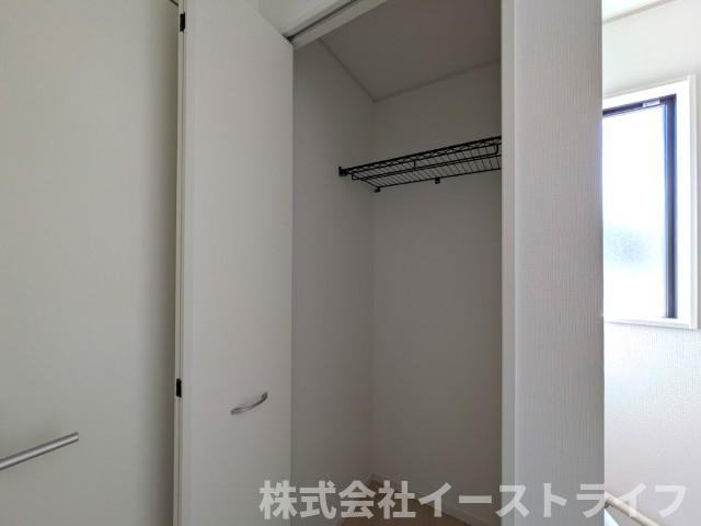 【新築戸建】　いわき市小名浜下神白第3の収納|1号棟写真　収納スペースが充実しています
