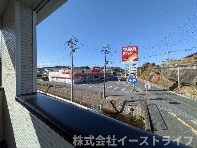 【新築戸建】　いわき市小名浜下神白第3の展望|1号棟写真　インナーバルコニーからの眺望です