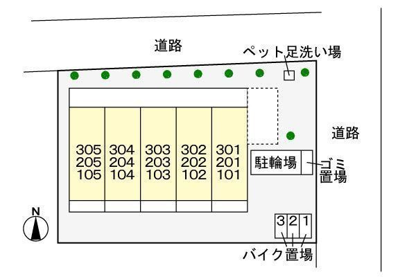 ヴィーナスの区画図