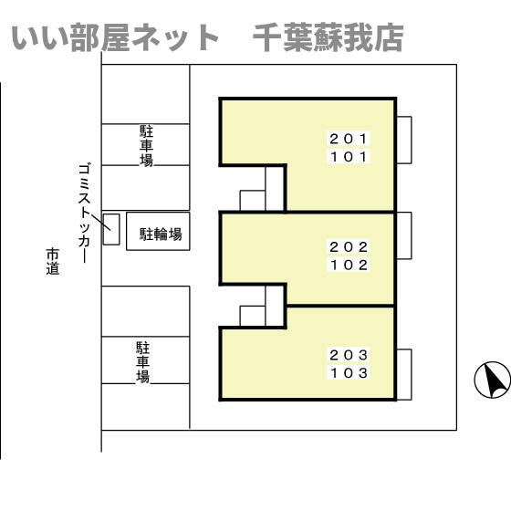 ラークヴィラ・トバリの区画図