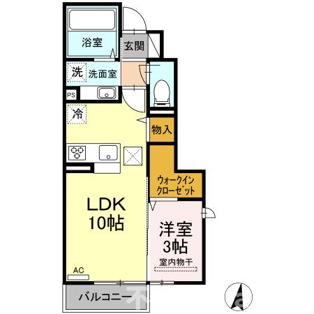モアボヌールⅡの間取り