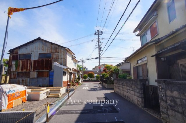 【前面道路含む現地写真】 | 八尾市安中町8丁目 | 【前面道路：幅員約4ｍ】