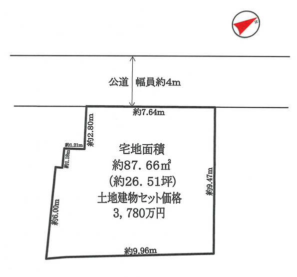 【区画図】 | 八尾市安中町8丁目