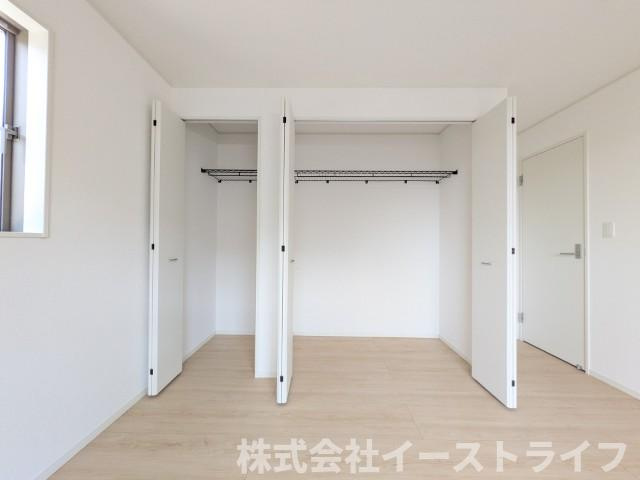 【新築戸建】　いわき市平第21　全2棟の収納|1号棟写真　大きなスペースがあり、収納には困りません