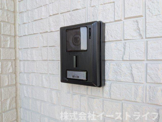 【新築戸建】　いわき市平第21　全2棟のセキュリティ|1号棟写真　テレビモニター付きインターフォン