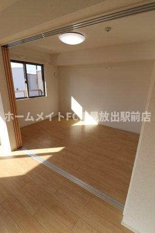 大阪市鶴見区安田２丁目のアパートの洋室