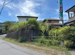 愛川町半原　売地の外観