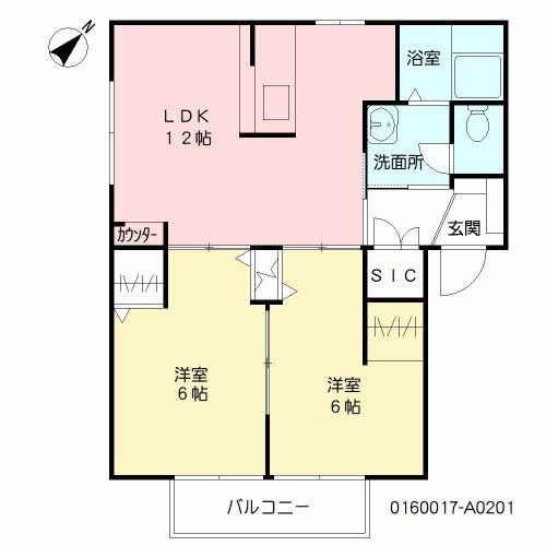 【間取り】 | メゾンウェーブA