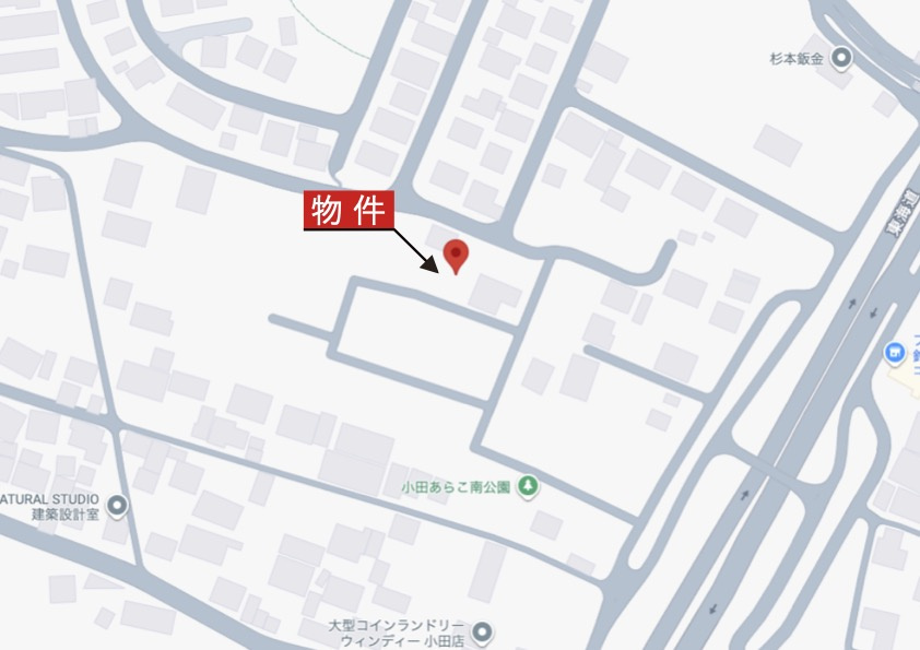 鈴鹿市小田町《2号棟》の地図|詳細Map