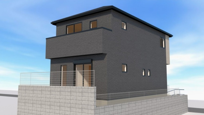 【外観パース】 | 綾瀬市早川第1期 新築戸建 全2棟
