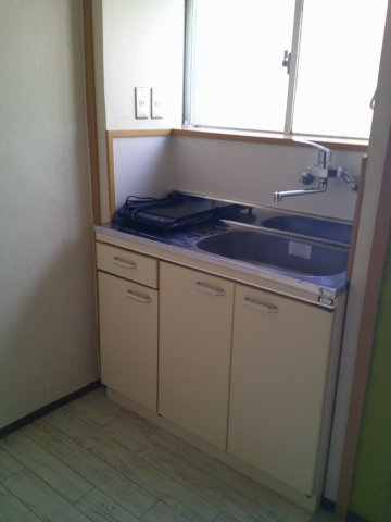 大阪市中央区谷町４丁目の賃貸マンションのキッチン