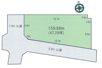 【土地図】 | 木更津市清見台東　土地　祇園駅 | 建築条件なし