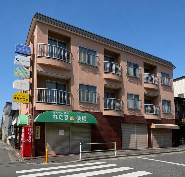 二興コーポ新小岩のエントランス