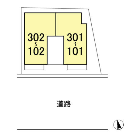 ラ・ボーテの区画図