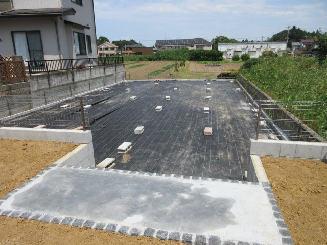 【仲介手数料無料】新築戸建　寄居町赤浜948-5（全1棟）大型平屋住宅の庭