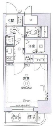 ランドマークシティ同心の間取り