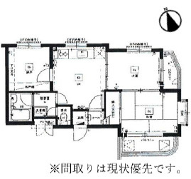 セザール海老名の間取り