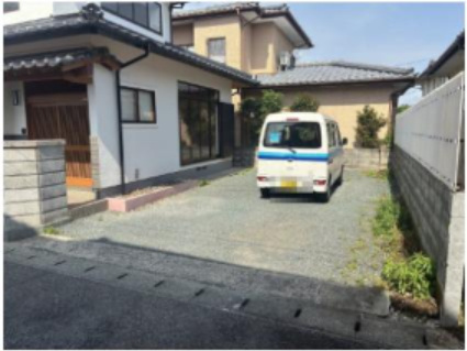 熊本市南区島町５丁目の中古一戸建の駐車場|3台駐車可