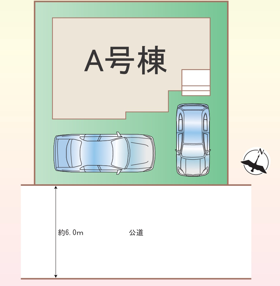相模原市中央区水郷田名3丁目の区画図