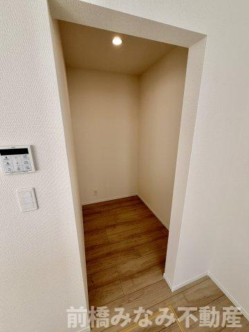 【新築】前橋市広瀬町３丁目　B号棟(全３棟)　ハートフルタウン　新築建売分譲の収納|大きなスペースがあり、収納には困りません