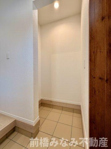 【新築】前橋市広瀬町３丁目　B号棟(全３棟)　ハートフルタウン　新築建売分譲の収納|大きなものも収納できそうです