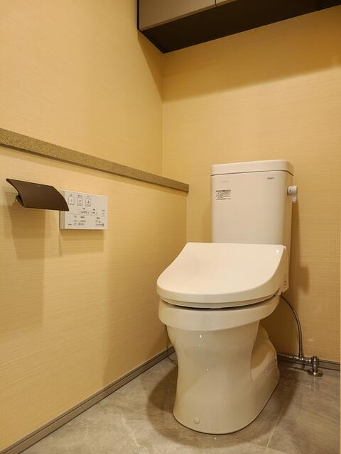 エスライズ難波Ⅲのトイレ|落ち着いた色調のトイレです